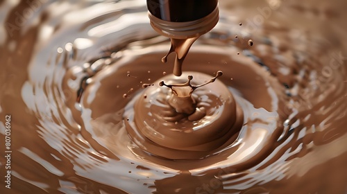 close up of chocolate photo