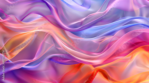  Fractal art background for creative design Decoration for wallpaper, desktop, poster, cover booklet. Print for clothes, t-shirt, A captivating display of vibrant colors unfolds in the abstract modern