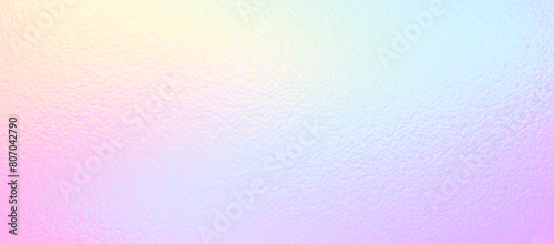 Holographic iridescent gradient background. Foil nakre paper, glitter blur effect,pearlescent pattern. Gradation noise rainbow texture. Vector abstract illustration for web, card, bg, wedding design