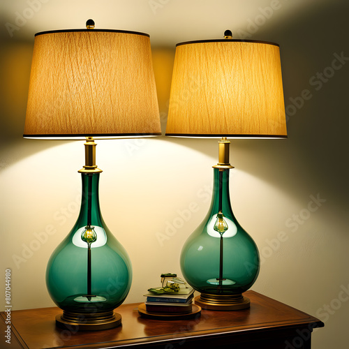 lamps in the living room, ai-generatet