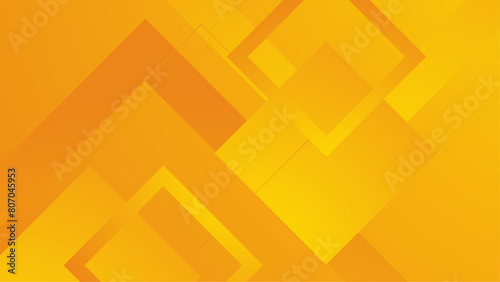 Gradient yellow and orange geometric shapes background