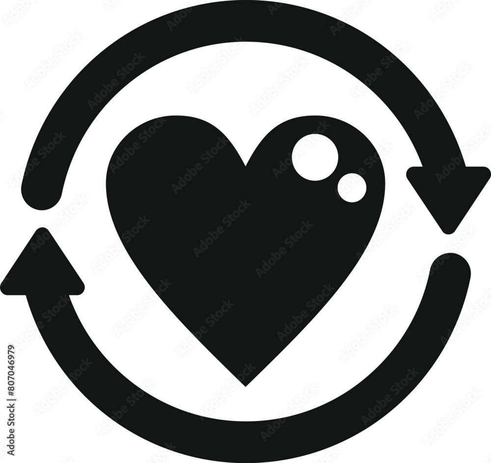 Social responsibility love icon simple vector. Care solidarity. Hope support Social responsibility love icon simple vector. Care solidarity. Hope support