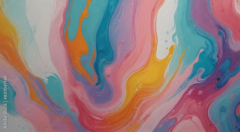 abstract colorful background  colorful liquid painting on a white background,