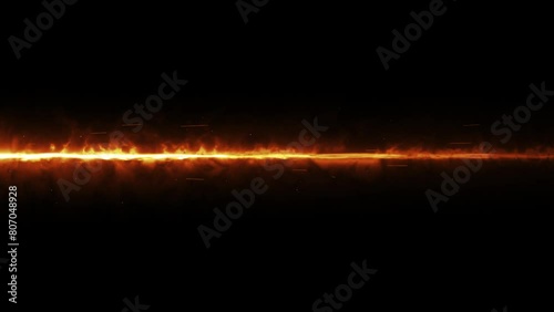 Flame slashing effects with gradient background and black background.