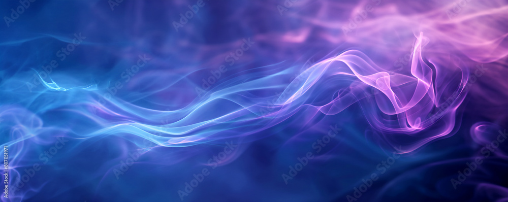 Abstract smoke background with purple and blue lighting Abstract smoke background with purple and blue lighting