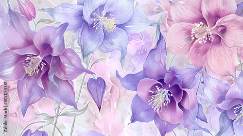 Columbines  Aquilegias