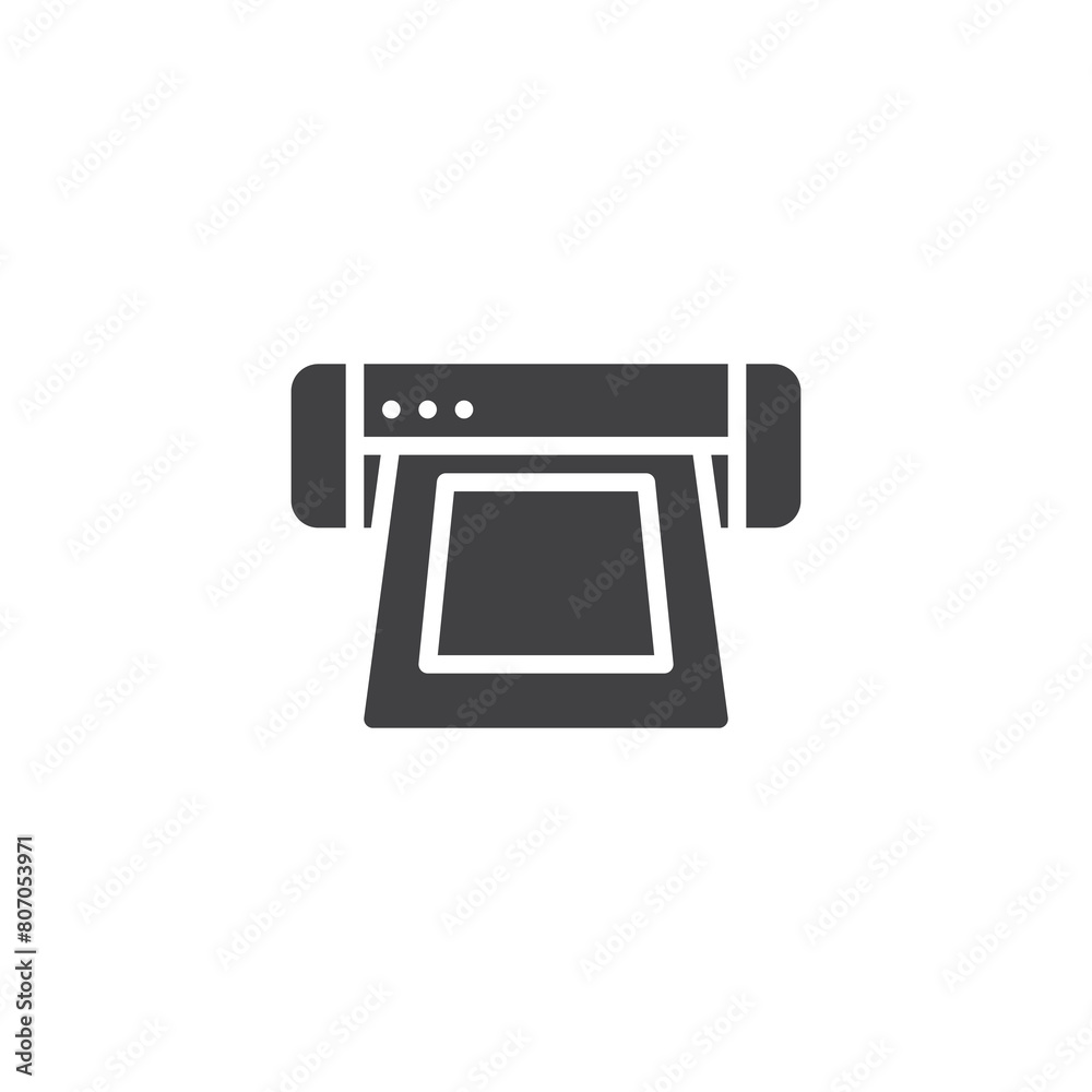 Pocket Photo Printer vector icon Pocket Photo Printer vector icon