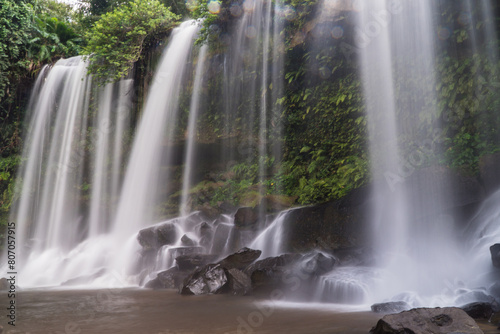 Kulen Mountain Waterfall  Cambodia