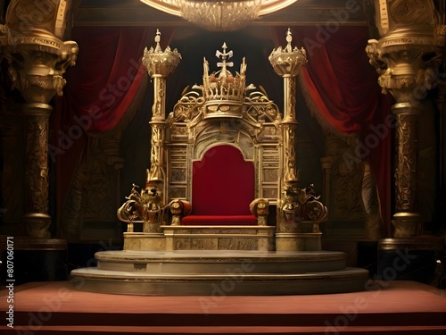 temple city royal golden chair in palace