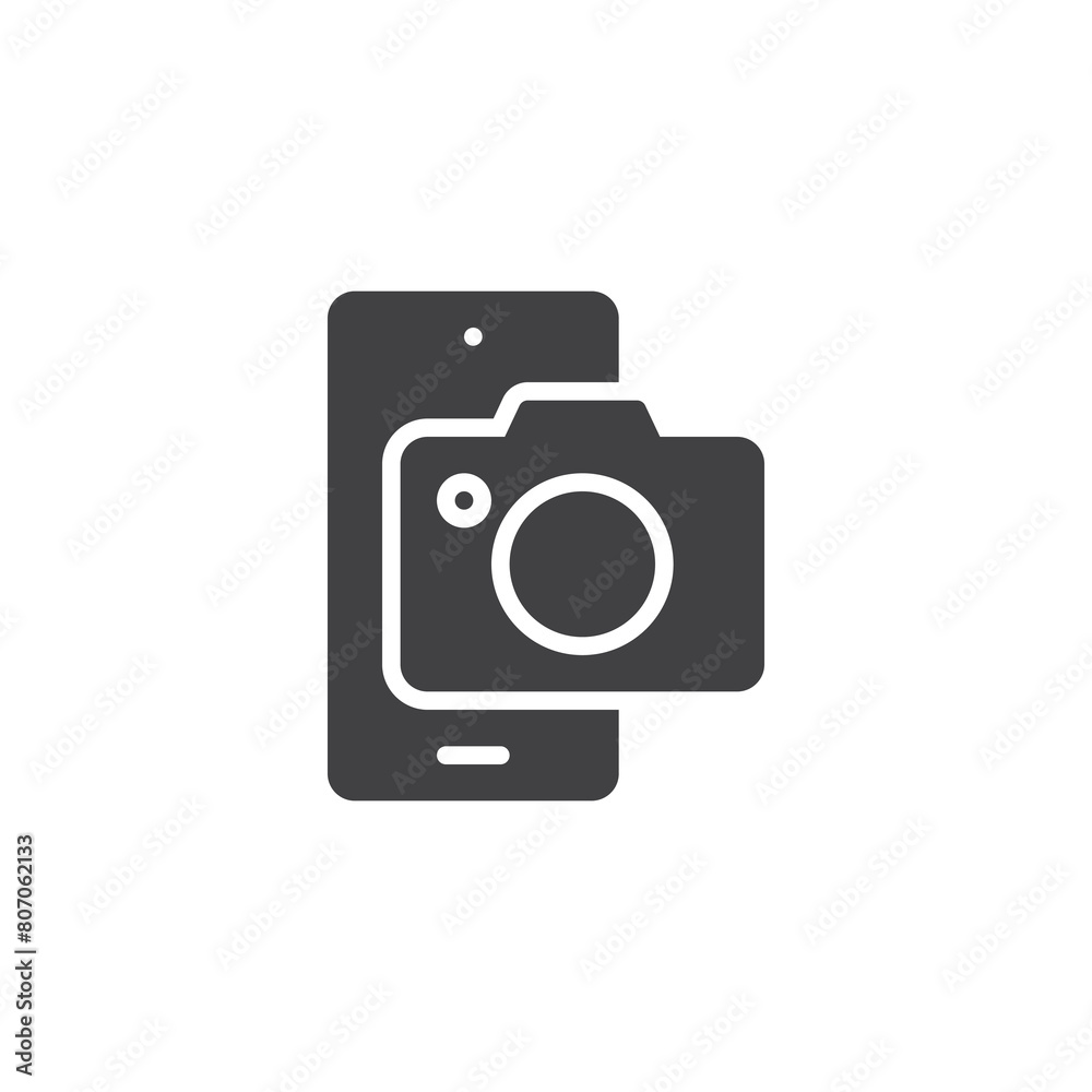 Smartphone camera vector icon