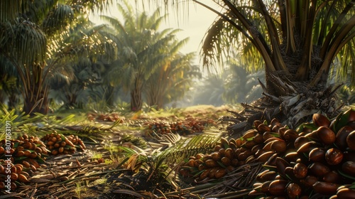 Malaysian Palm Oil Production  Background HD For Designer        
