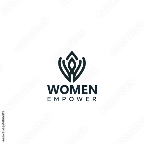 women empowerment logo  women power logo design freedom logo  women day logo