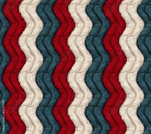 seamless pattern with close up of colorful fabrics