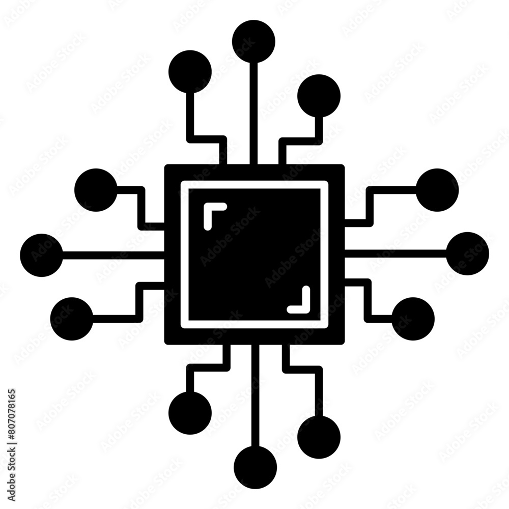 Circuit board icon. Vector graphic illustration. Suitable for website design, logo, app, template, and ui. Circuit board icon. Vector graphic illustration. Suitable for website design, logo, app, template, and ui.