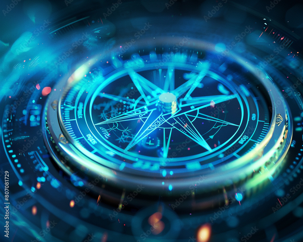 custom made wallpaper toronto digitalCombine compass imagery with futuristic elements to create a visually stimulating backdrop for showcasing financial aspirations,