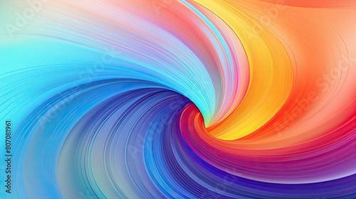 Abstract gradient background with swirling vortex patterns