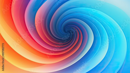 Abstract gradient background with swirling vortex patterns