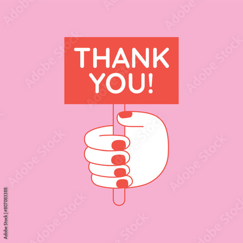 Vector line simple illustrations, hands and gesture in outline style, sticker gesture, print and poster design.