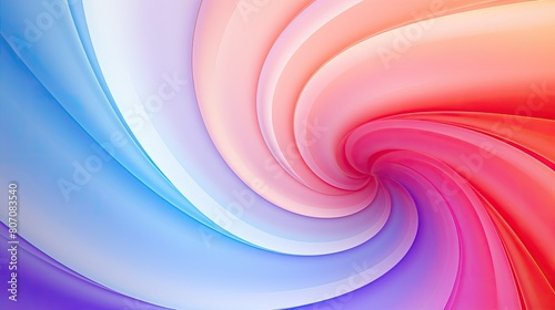 Abstract gradient background with swirling vortex patterns