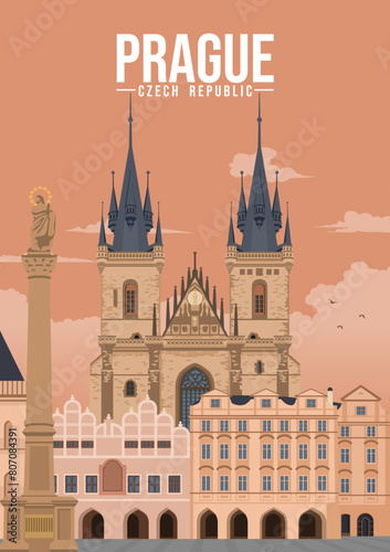 Staromestske namesti old town square czech praha prague sunset