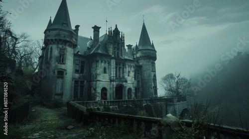 A gothic castle where a vampire undergoes a blood transplant, gaining the powers of ancient vampire lineage