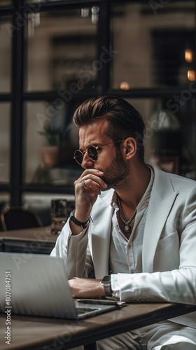 A luxury goods influencer reviewing highend products, from unboxing to detailed analysis, setting the standard in luxury lifestyle