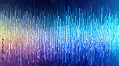 Gradient background resembling a digital pixelation effect