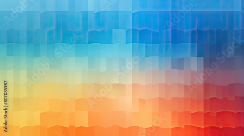 Gradient background resembling a digital pixelation effect