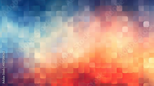 Gradient background resembling a digital pixelation effect