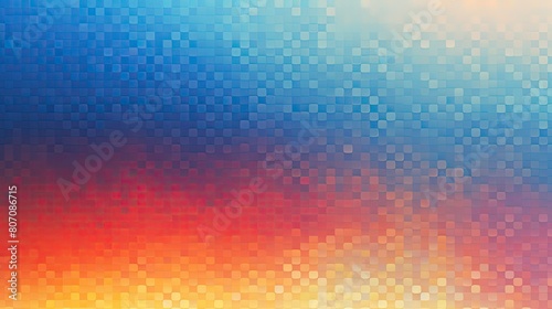 Gradient background resembling a digital pixelation effect