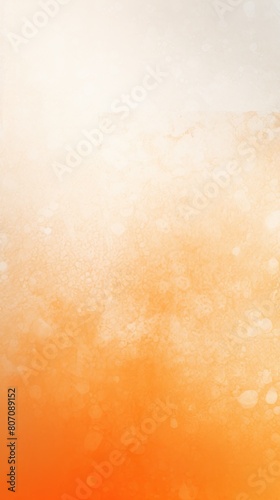 Orange white spray texture color gradient shine bright light and glow rough abstract retro vibe background template grainy noise grungy empty 
