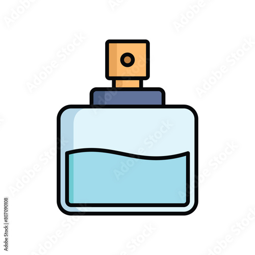perfume icon vector design template simple and clean