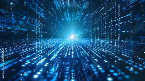 Wallpaper of technology for sending and exchanging information or flow of data transmission  global network connection  big data technology or digital transformation concept