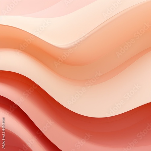 Peach panel wavy seamless texture paper texture background with design wave smooth light pattern on peach background softness soft peach shade