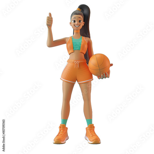 cartoon character of a youn...