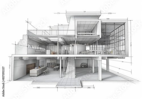 Industrial building wirefra...