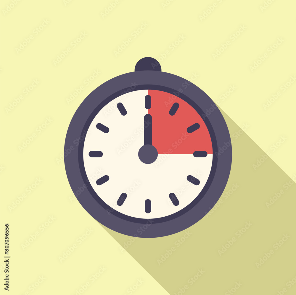 Schedule timer clock icon flat vector. Design event. Research shape Schedule timer clock icon flat vector. Design event. Research shape