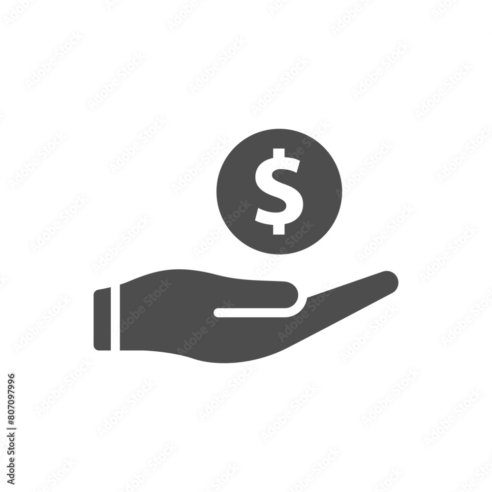 Money insurance glyph vector icon isolated on white background. Money insurance glyph vector icon for web, mobile and ui design Money insurance glyph vector icon isolated on white background. Money insurance glyph vector icon for web, mobile and ui design