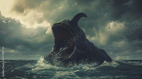 Monstrous Deep-Sea Leviathan Stock Picture