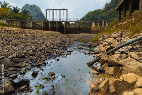 In the summer there is always a water shortage.