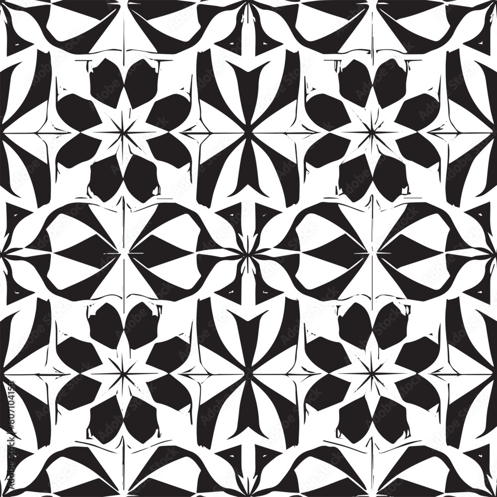 Morocco seamless pattern. Repeating black and white Morocco grid isolated. Repeated simple Moroccan mosaic motive. Arabic texture for design prints Morocco seamless pattern. Repeating black and white Morocco grid isolated. Repeated simple Moroccan mosaic motive. Arabic texture for design prints