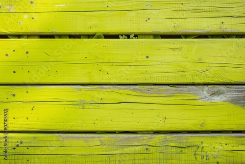 Wallpaper Mural Bright Yellow Painted Wooden Planks Texture with Splatter Details Torontodigital.ca