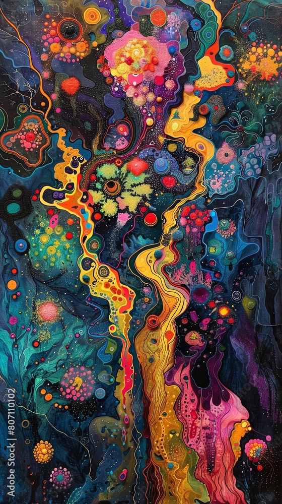 Explore the fusion of Culinary Arts and Psychological Concepts in a long shot Picture a vibrant, abstract representation combining savory textures and emotional depth Explore the fusion of Culinary Arts and Psychological Concepts in a long shot Picture a vibrant, abstract representation combining savory textures and emotional depth