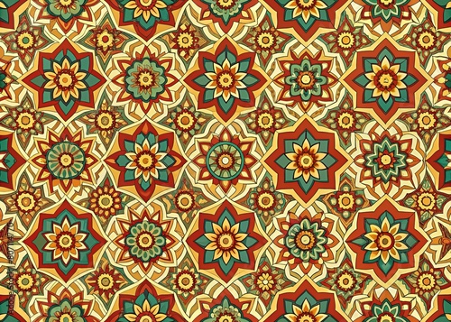 seamless pattern with ornament