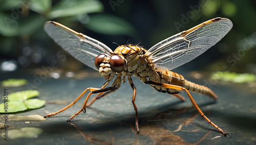 Odonata insect with new style  photo