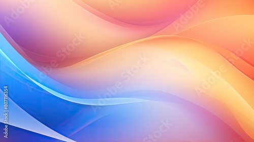 Abstract gradient background with dynamic motion blur effects