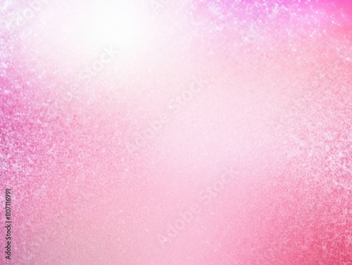 Pink white spray texture color gradient shine bright light and glow rough abstract retro vibe background template grainy noise grungy empty space with copy space © Lenhard
