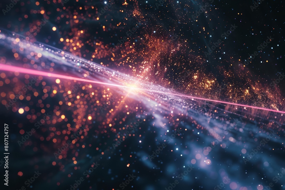 A new astronomical technique using lasers allows clearer views of distant galaxies A new astronomical technique using lasers allows clearer views of distant galaxies