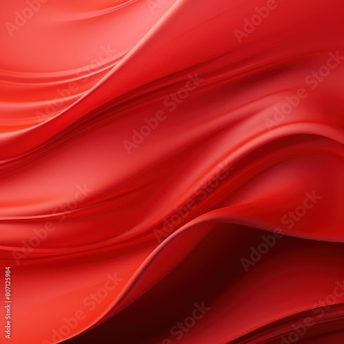 Red abstract wavy pattern in red color, monochrome background with copy space texture for display products blank copyspace for design text photo