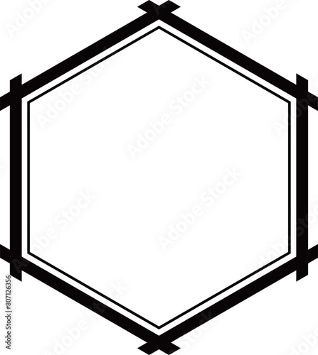 japaneese hexagon frame